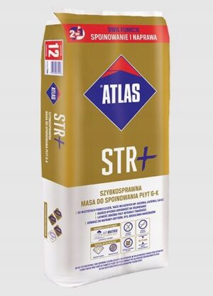 ATLAS STR+ szybkosprawna masa do spoinowania płyt g-k 5kg