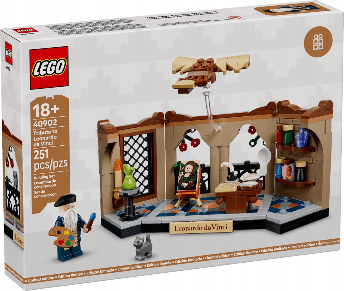 LEGO 40902 Hołd dla Leonarda da Vinci