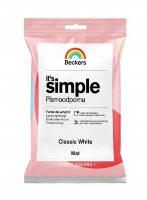 BECKERS It'S Simple 0,05L TESTER KOLORU Classic White