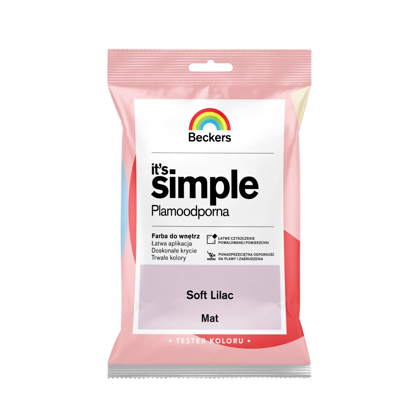 BECKERS It'S Simple 0,05L TESTER KOLORU Soft Lilac