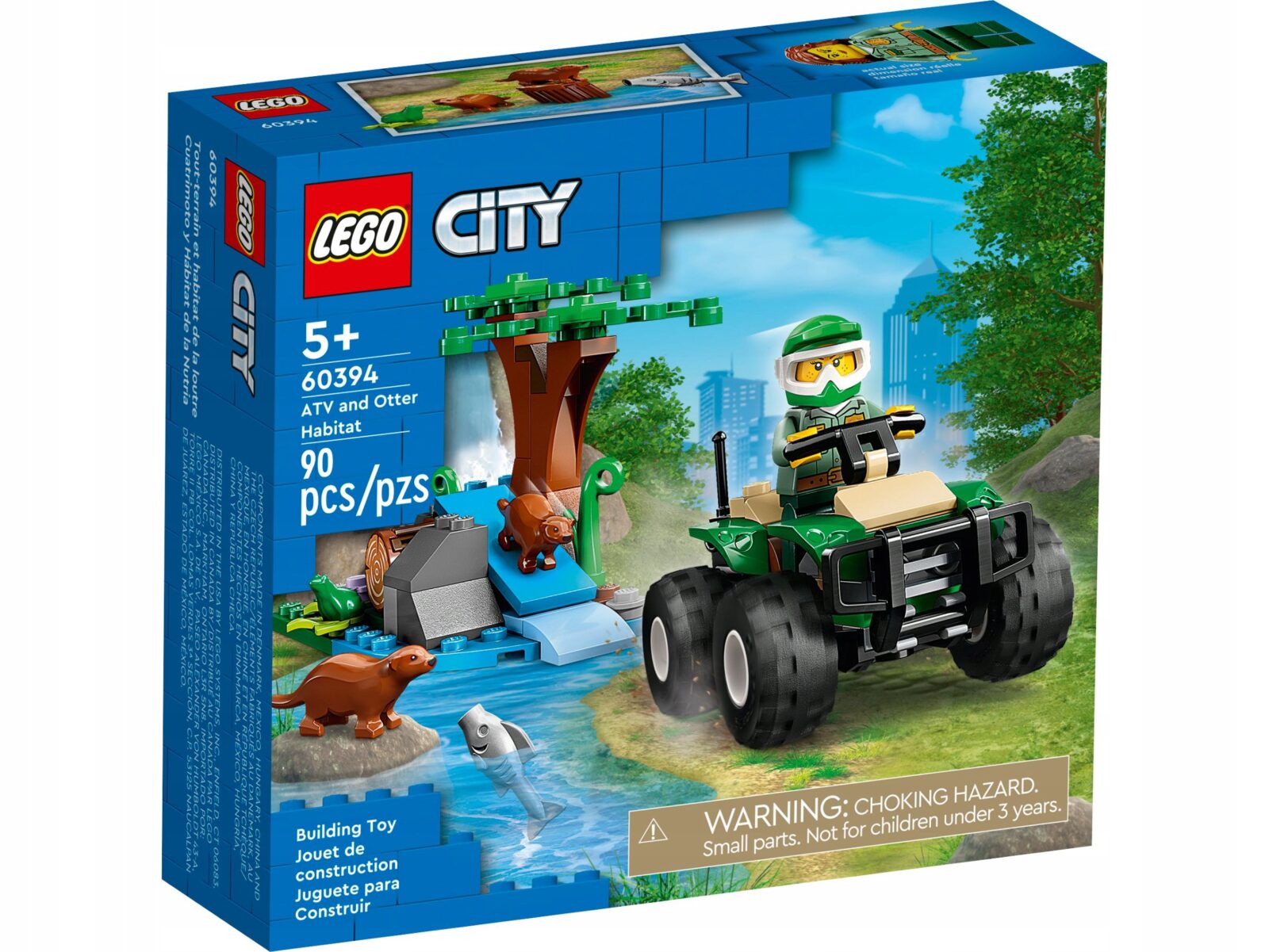 Klocki LEGO City - Quad i siedlisko wydry 60394