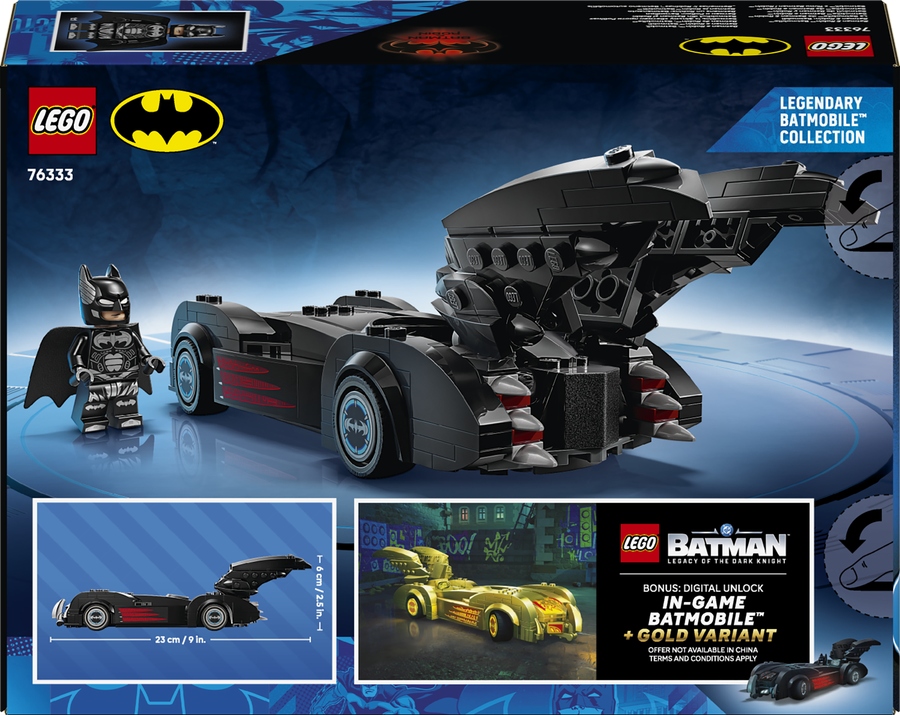 LEGO Batman Batmobil z filmu Batman i Robin 76333