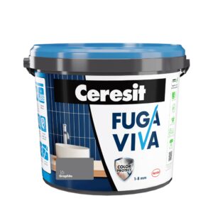 Ceresit VIVA fuga elastyczna cementowa 1-8 mm wiadro 4kg GRAPHITE 16