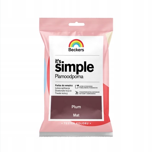 BECKERS It'S Simple 0,05L TESTER KOLORU PLUM