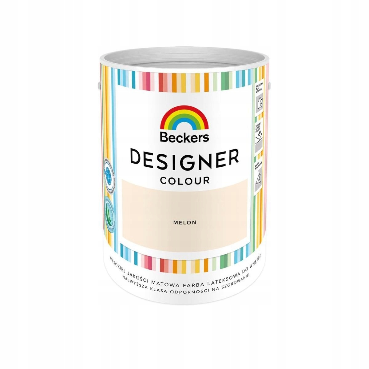 BECKERS DESIGNER COLOUR FARBA LATEKSOWA MELON 5L