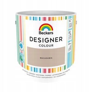 BECKERS DESIGNER COLOUR FARBA LATEKSOWA DO ŚCIAN MACADAMIA 2.5L