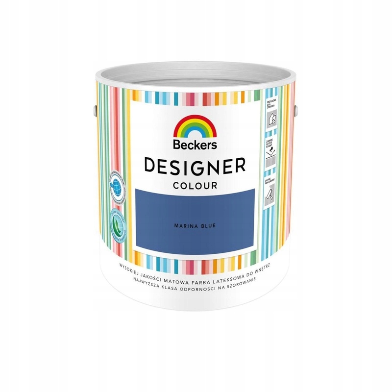 BECKERS FARBA DESIGNER COLOUR DO ŚCIAN MARINA BLUE 2.5L