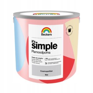 BECKERS IT`S SIMPLE PLAMOODPORNA FARBA DO ŚCIAN I SUFITÓW COSMOPOLITAN 2.5L