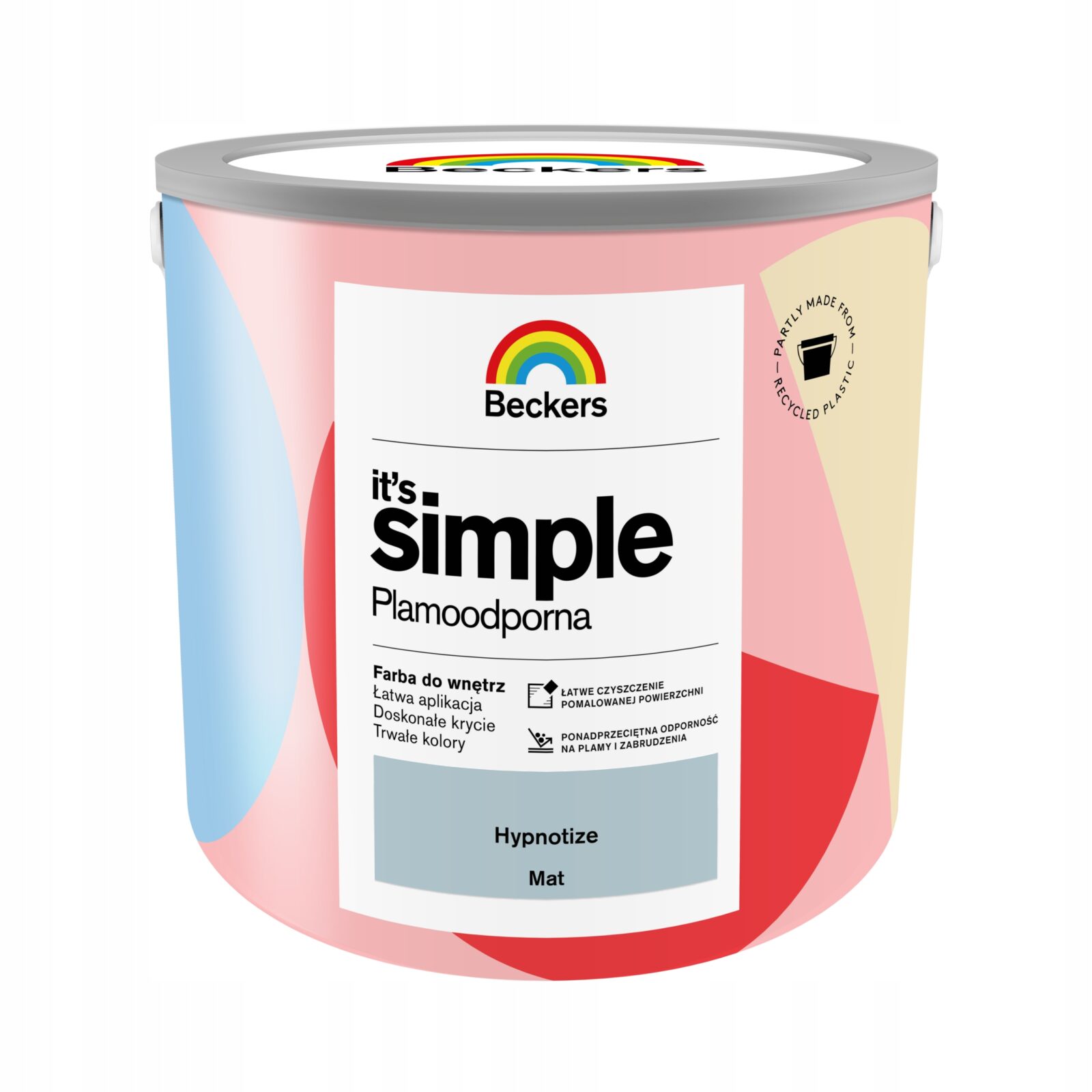 BECKERS IT`S SIMPLE PLAMOODPORNA FARBA DO ŚCIAN I SUFITÓW HYPNOTIZE 2.5L