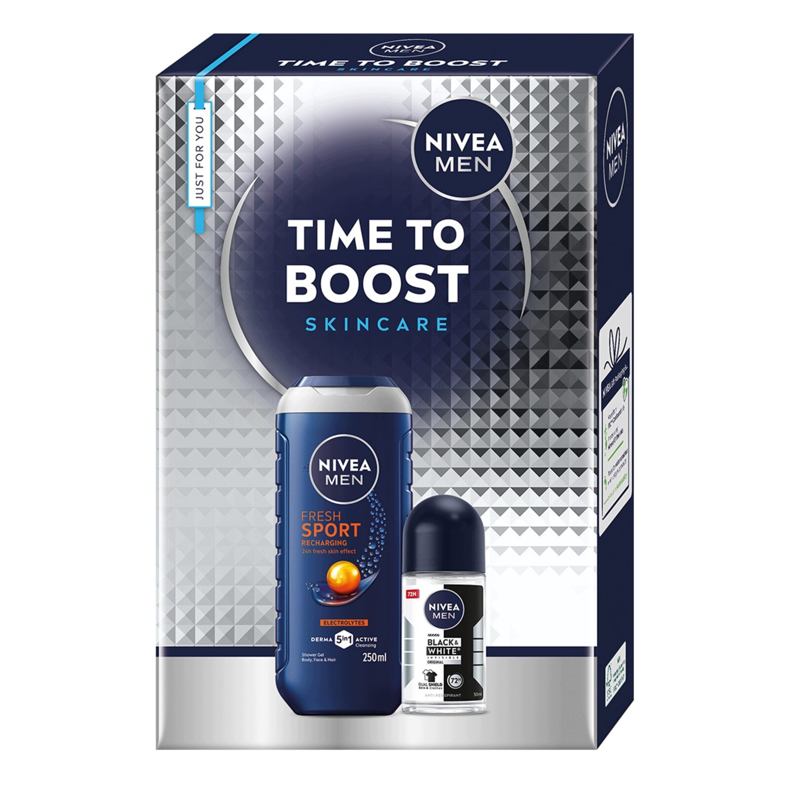 Nivea Zestaw prezentowy Time to Boost dezodorant+ Roll On 50ml 02162