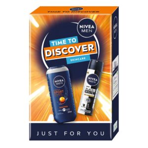 NIVEA Men Time For Discover Zestaw Żel Antyperspirant 02151