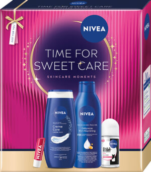 NIVEA Woman Time Sweet Care Zestaw Prezentowy Kosmetyków Dla Kobiet 02147