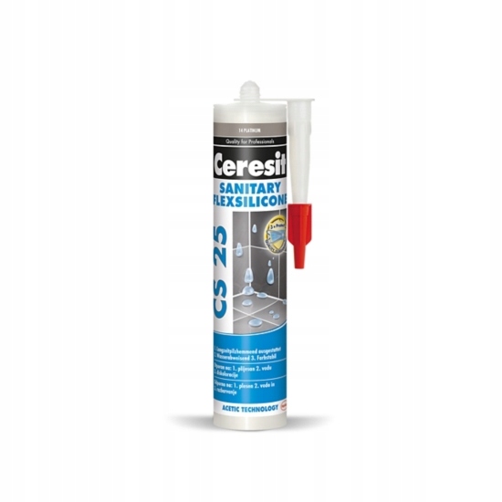 CERESIT CS25 SILIKON SANITARNY 280ml bezbarwny