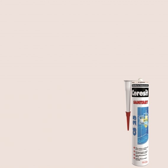 CERESIT CS25 SILIKON SANITARNY 280ml bahama beż