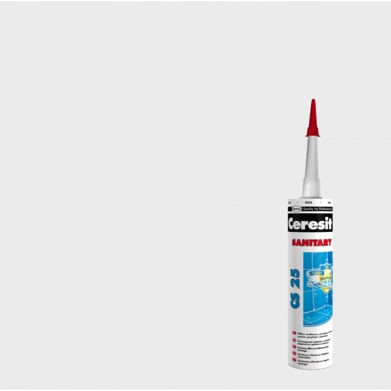 CERESIT CS25 SILIKON SANITARNY 280ml silver