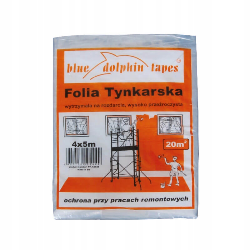 Blue Dolphin Folia tynkarska 2 m x 5 m 12425