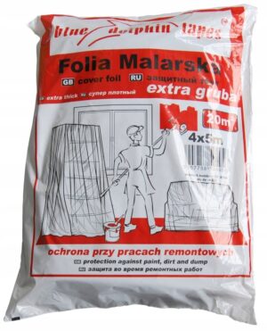 Blue Dolphin Folia malarska extra gruba 4x5 m 04956