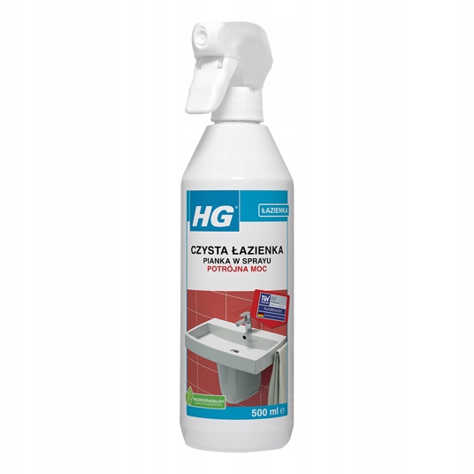 HG CZYSTA ŁAZIENKA PIANKA 3XPOTRÓJNA MOC 500ML
