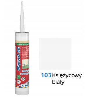 MAPEI Silikon Mapesil AC 103 KSIĘŻYCOWY 310ml
