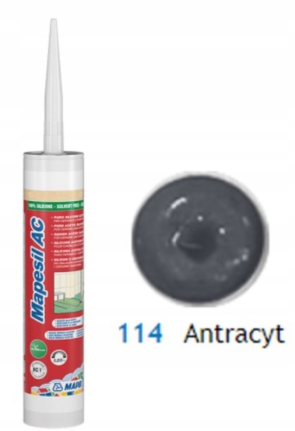 MAPEI Silikon Mapesil AC 114 ANTRACYT 310ml
