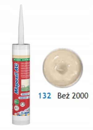 MAPEI Silikon Mapesil AC 132 BEŻ 310ml