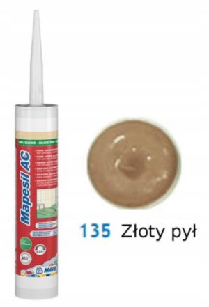 MAPEI Silikon Mapesil AC 135 ZŁOTY PYŁ 310ml