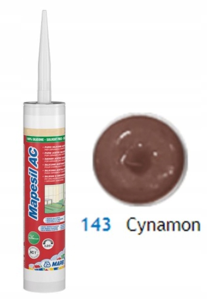 MAPEI Silikon Mapesil AC 143 CYNAMON PYŁ 310ml