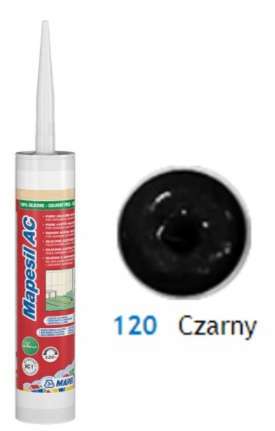 MAPEI Silikon Mapesil AC 120 CZARNY PYŁ 310ml