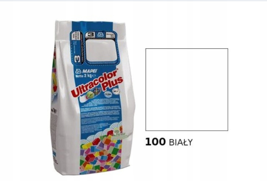MAPEI FUGA ULTRACOLOR PLUS 100 BIAŁA 5KG