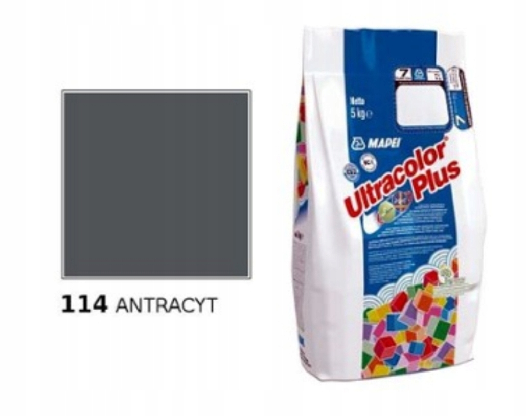 MAPEI FUGA ULTRACOLOR PLUS 114 ANTRACYT 5KG
