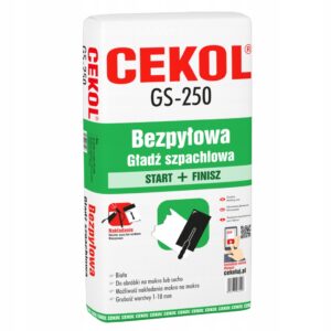 CEKOL GS-250 gładź szpachlowa START FINISZ 20kg
