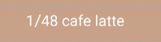 Wim silikon 1/48 caffe latte