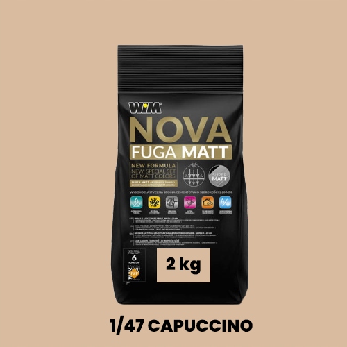Wim fuga cementowa elastyczna 1/47 cappucino 2kg