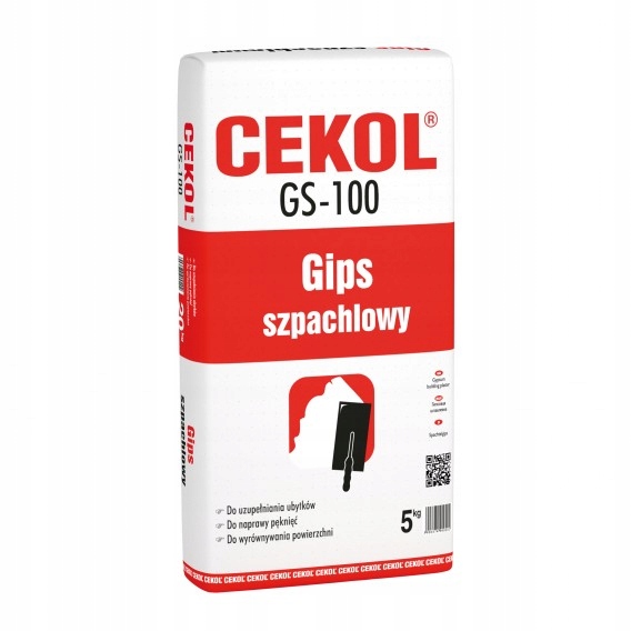 CEKOL GS-100 GIPS SZPACHLOWY 2KG