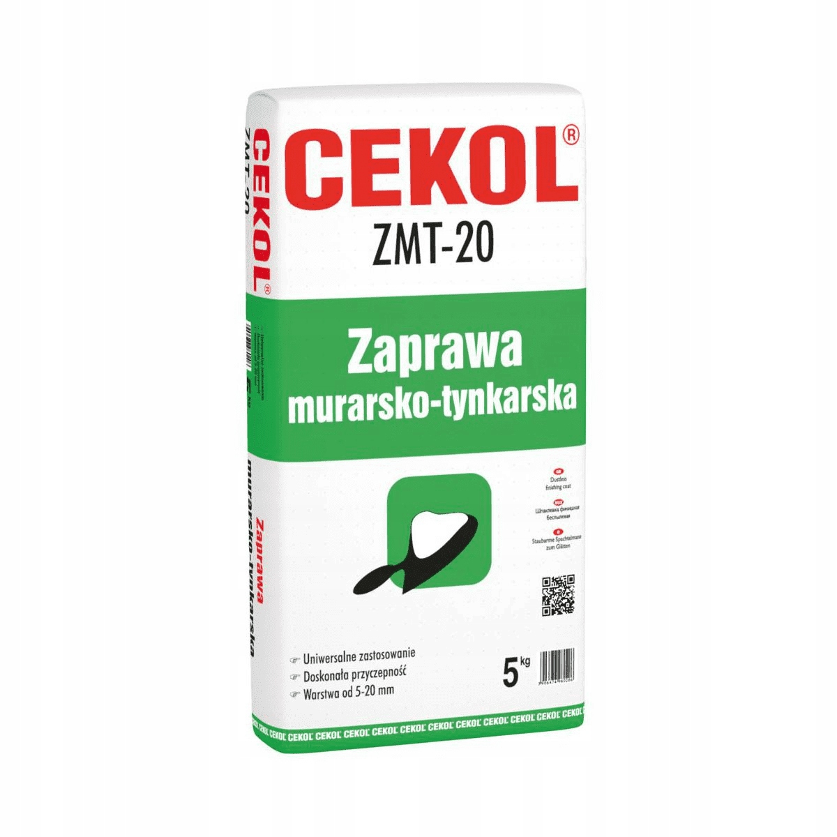 CEKOL ZMT-20 ZAPRAWA MURARSKO-TYNKARSKA 5kg