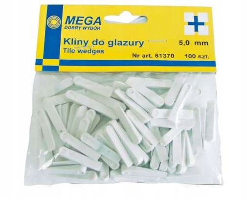 KLINY DO GLAZURY 5,00MM 100SZT MEGA 61370