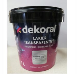 FASHION akrylowy lakier transparentny 1L DEKORAL