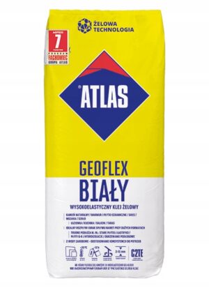 ATLAS GEOFLEX BIAŁY klej do płytek kamienia granit