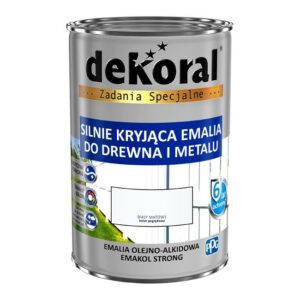 EMAKOL STRONG EMALIA DO DREWNA METALU KOLORY 5L połysk