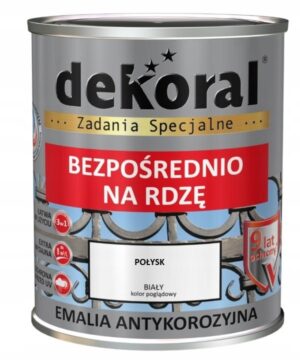EMALIA ANTYKOROZYJNA NA RDZĘ 0,65L POŁYSK