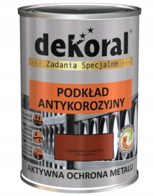 DEKORAL PODKŁAD ANTYKOROZYJNY CZERWONY 0,5