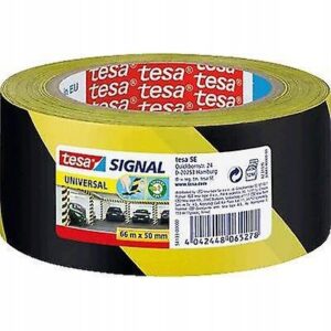 TESA TAŚMA SIGNAL UNIVERSAL 66mX50MM żółto czarna 58133