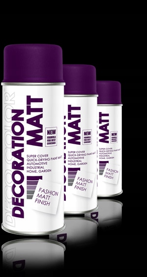 SPRAY DECORATION MATT by DECO 400ML BEZBARWNY